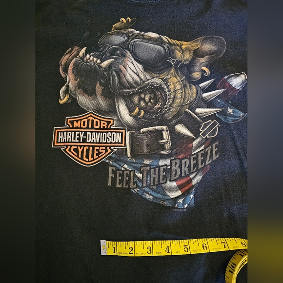 Harley-Davidson 2XL T-Shirt FEEL THE BREEZE - Picture 4 of 7